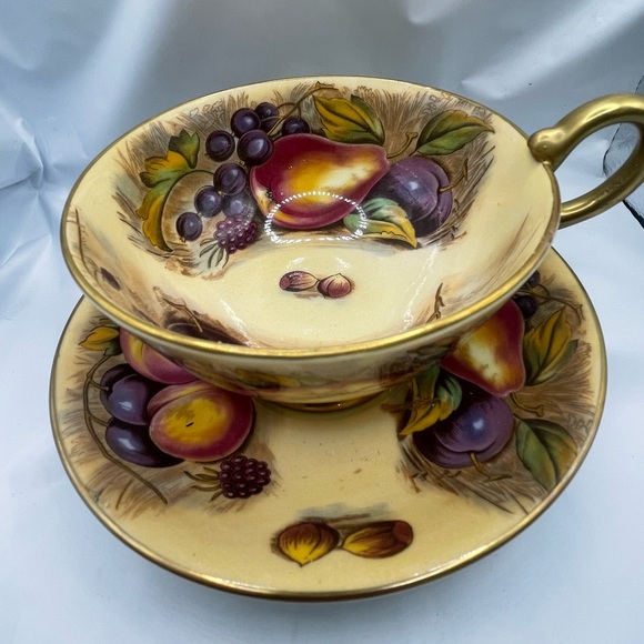 Entire set vintage Ansley’s Orchard Gold Furit Tes set - Picture 1 of 16